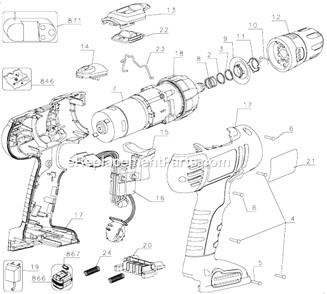 Part Location Diagram of 5100139-01 DeWALT Level
